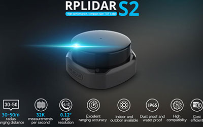 RPLIDAR S2: Compact Size, Precise Perception